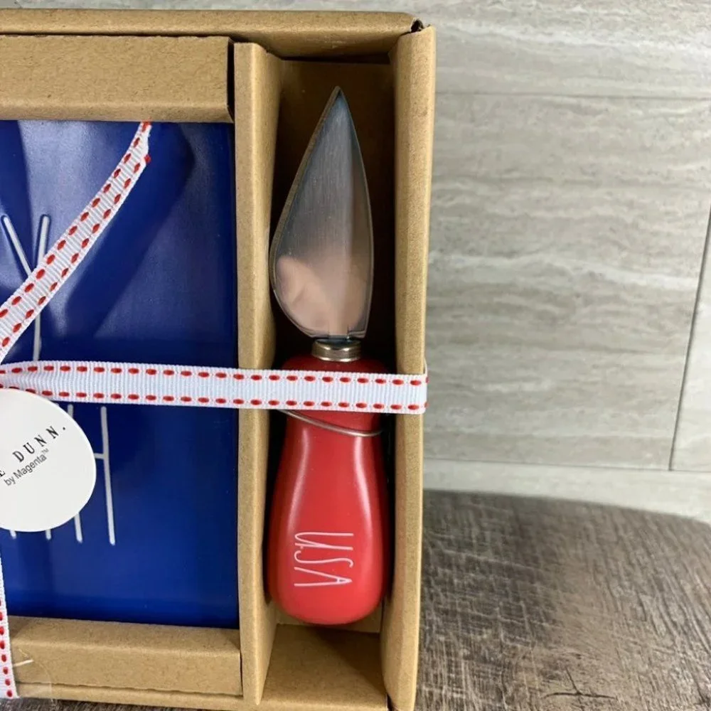 Rae Dunn Happy Fourth Cheese Tray - Picture 2 of 5